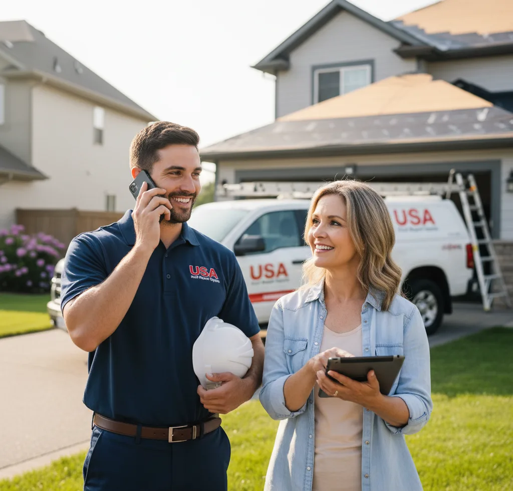 USA Roof Repair Experts customer support in Bayboro